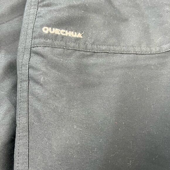 Quehua France Parachute Loose-Fit Trousers Fleece-lined Size S Black UltraLight - Picture 10 of 16